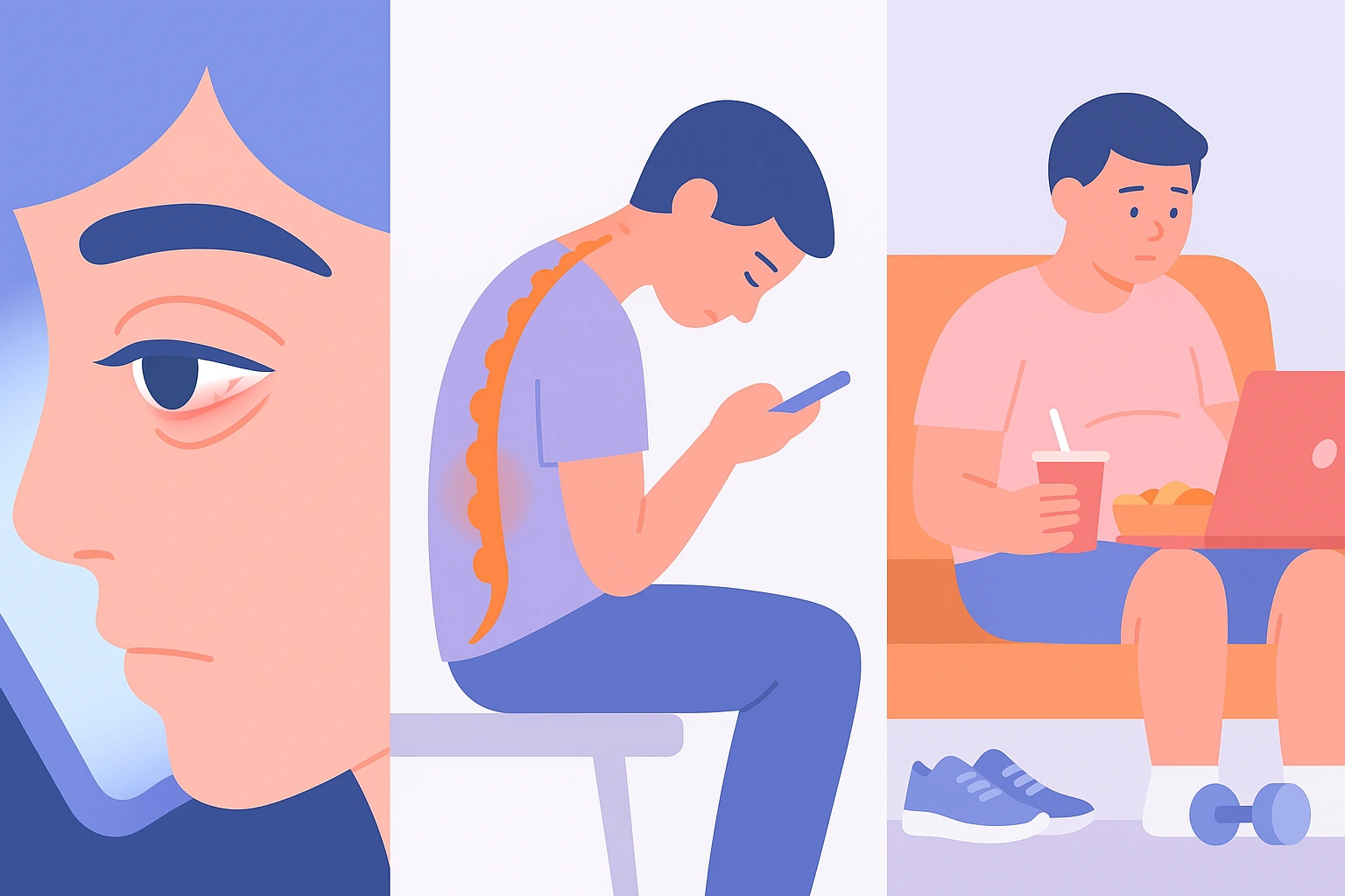 عوارض جسمی اعتیاد به اینترنت و سلامت روان نوجوانان